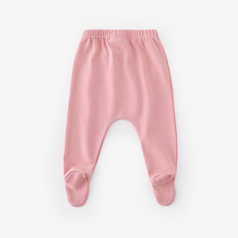 Baby Meisje Herfst Leggings Broek Drie Kleuren Panty Meisjes Legging Roze Footies Zon Gedrukt Dunne Slanke Broek