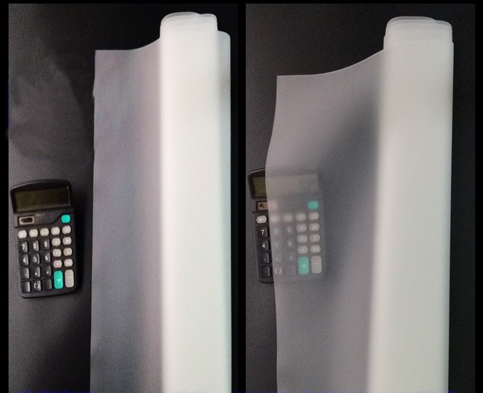 0.2mm thickness Translucent matte TPU waterproof material