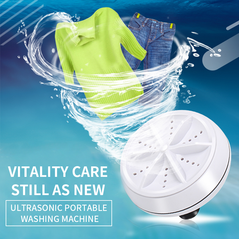 Mini vaskemaskine bærbar personlig roterende turbine vaskemaskine tøj vaskemaskine til forretningsrejse hjemme