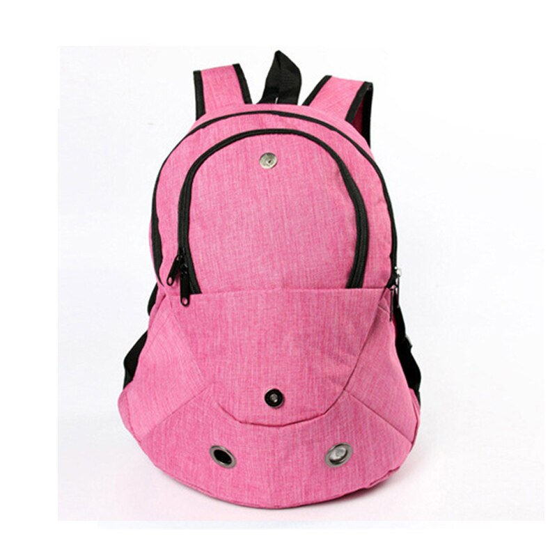 Rugzak Carrier Voor Honden Huisdier Reistas Dubbele Schouder Hond Carrier Tas Outdoor Rugzak Voor Hond Kat Puppy Pet Carrier rugzak: Roze