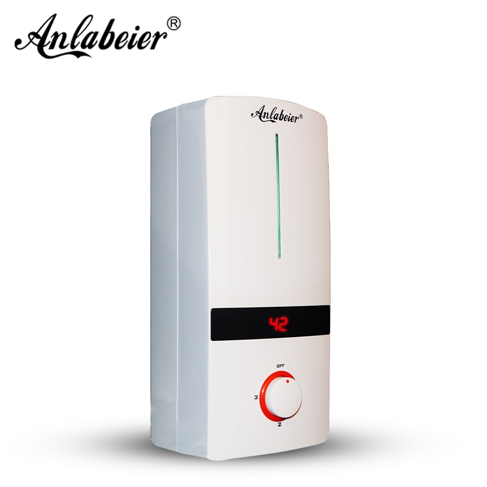 Anlabeier 220v 5500w instant electric shower water heater free freight to Russia without accessory