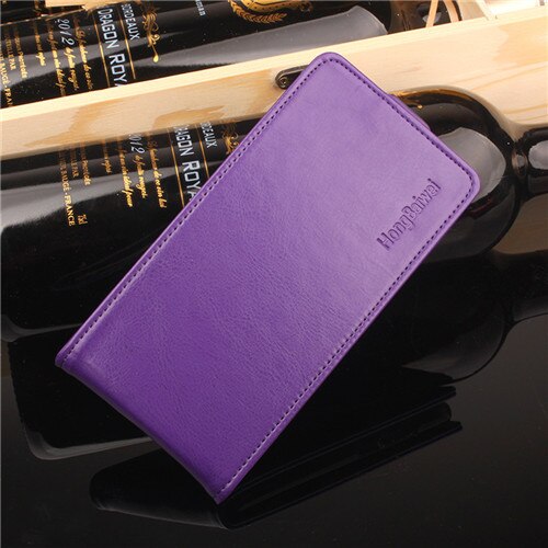 HongBaiwei Luxury Flip Leather Cover Case for Samsung Galaxy A7 sm-A720f A720 Vertical Back Cover Flip Up and Down: Purple