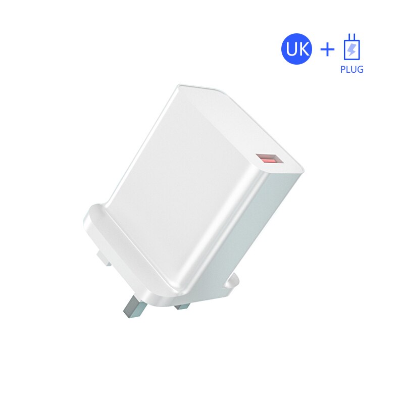 NAISU 24W Quick Charge QC 3,0 USB Ladegerät Handy Wand Schnelle Lade Adapter Für iPhone Huawei Samsung Xiaomi note8 Langlebig: UK