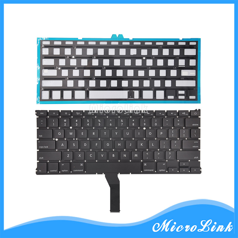 Laptop Keyboard for Macbook Air 13" A1369 A1466 US USA English keyboard with Backlight Year: White