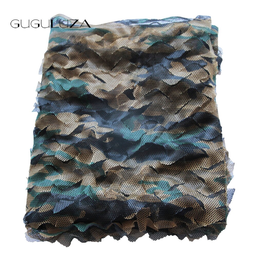 Guguluza 2 -lags stealth spøgelsesnet grøn mesh-bagside 4.5m x 1.5m camo-net skydeskjul