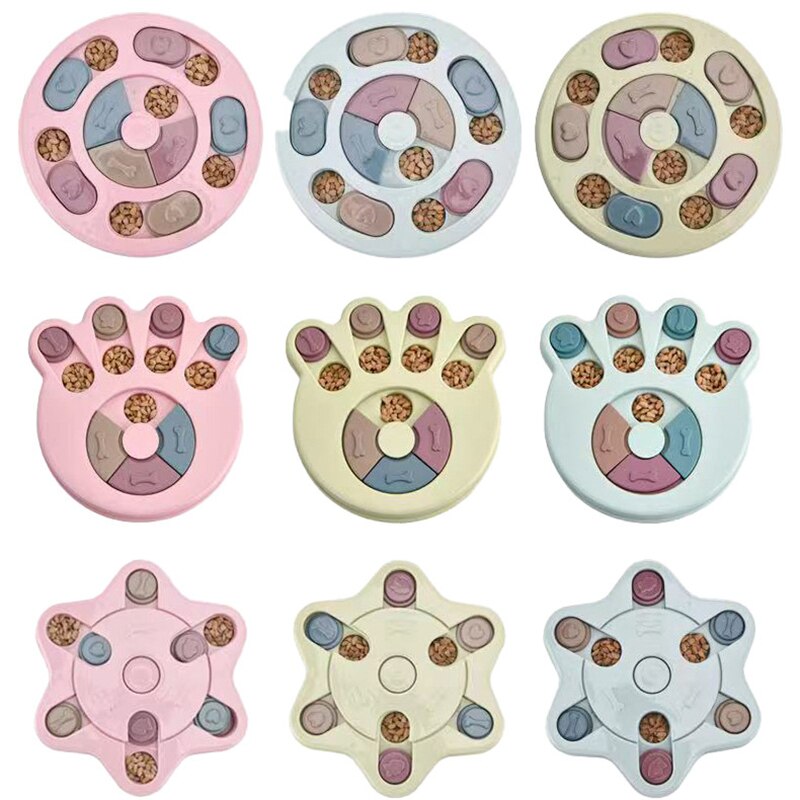 Dog Puzzle Toys Puppy Puzzles Interactive Dog Toys for IQ Games &amp; Mental Enrichment Slow Food Bowl Dog Training Feeding