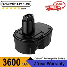 DC9091 14.4V 3600mAh Ni-MH Battery For Dewalt DW9091 DW9094 DC9091 DE9091 DE9092 DC613ka DC614ka DC615ka DC612ka Battery