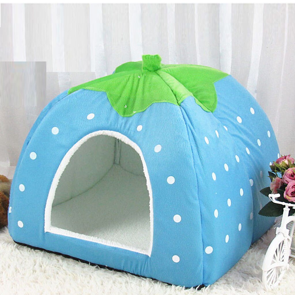Strawberry House Nest Small Pet Animal Guinea Pig Hamster Bed House Nest Winter Warm Squirrel Rabbit Chinchilla Rat Bed