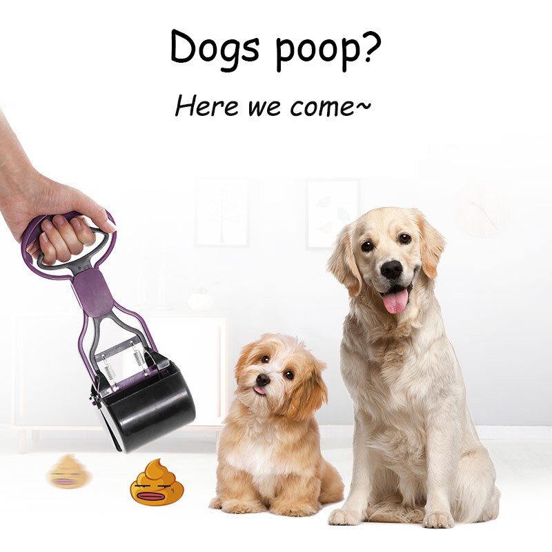 Perro caca de gato cuchara peso ligero portátil pala para excrementos limpiador para mascota pequeña mediana residuos heces Picker al aire libre Herramientas de limpieza