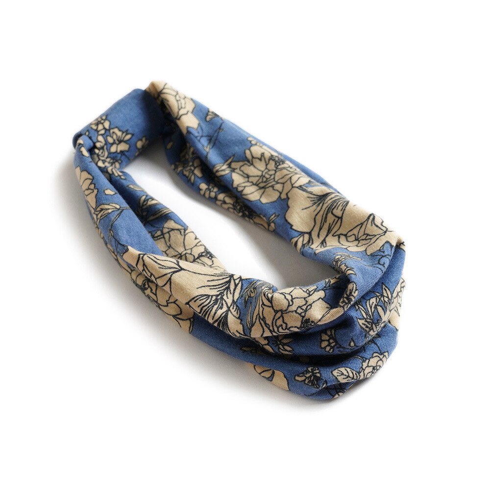 Bedrukte dames haarbanden zomer meisjes hoofdbanden elastische bandana's hoofddeksels voor sport tulband elastische haarband haaraccessoires