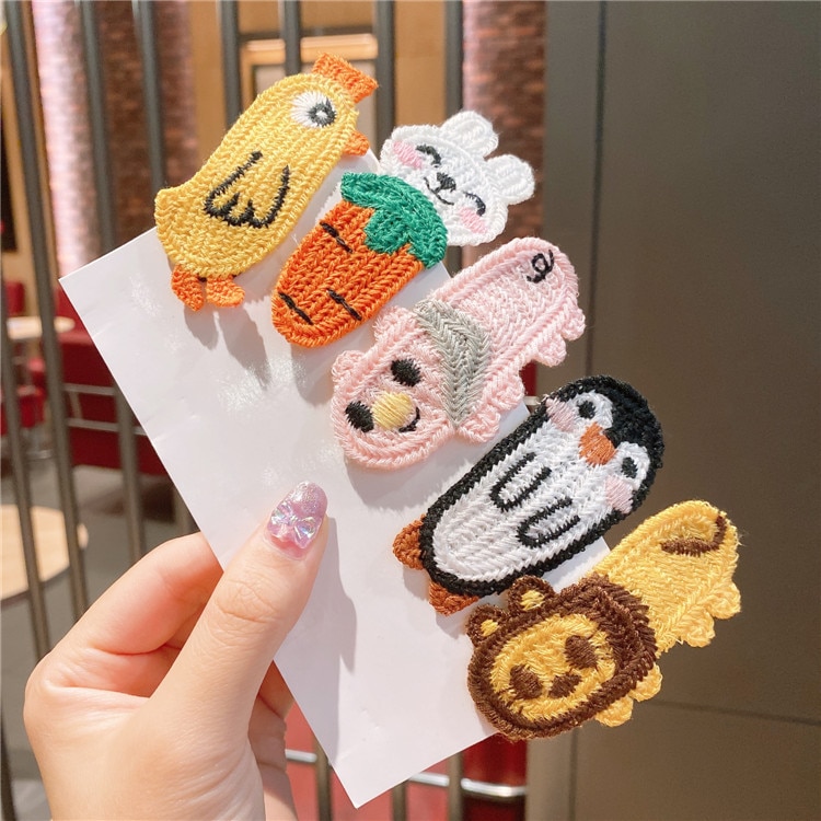 Pinzas para el pelo con forma de Animal para niñas pequeñas, horquillas de estilo coreano, pinzas Bb, herramientas de estilismo para el cabello, pasadores para niños