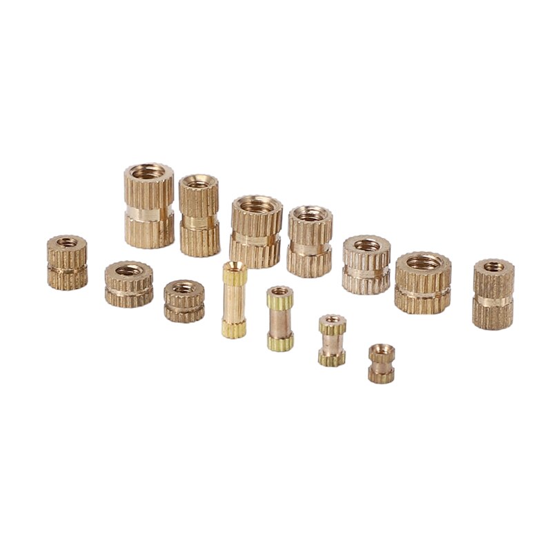 Beste 370Stck M2 M3 M4 M5 Weibliche Gewinde Rändel Durcheinander Gewinde Einsatz Einbettung murmeln Sortiment Bausatz für 3D Druck