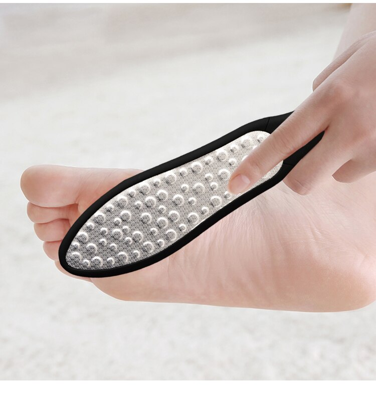 Dobbeltsidet hård død hud callus pedicure remover fod rasp fil fodpleje værktøj