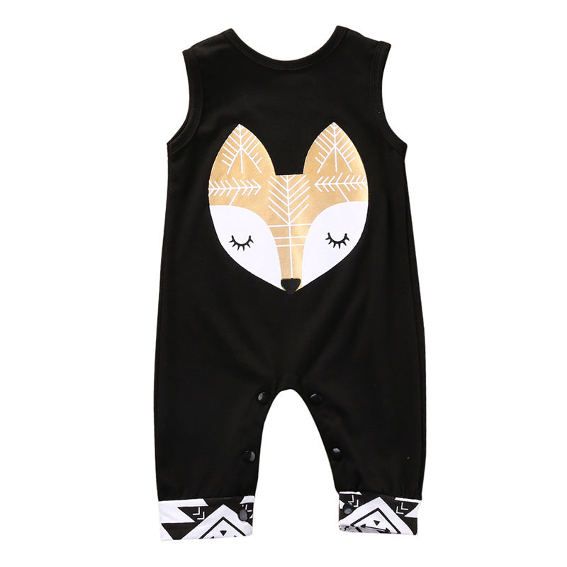 Summer cute kid rompers Cotton Toddler Kids Baby Boy Girl sleeveless Romper Jumper Jumpsuit casual kid Outfit Clothes