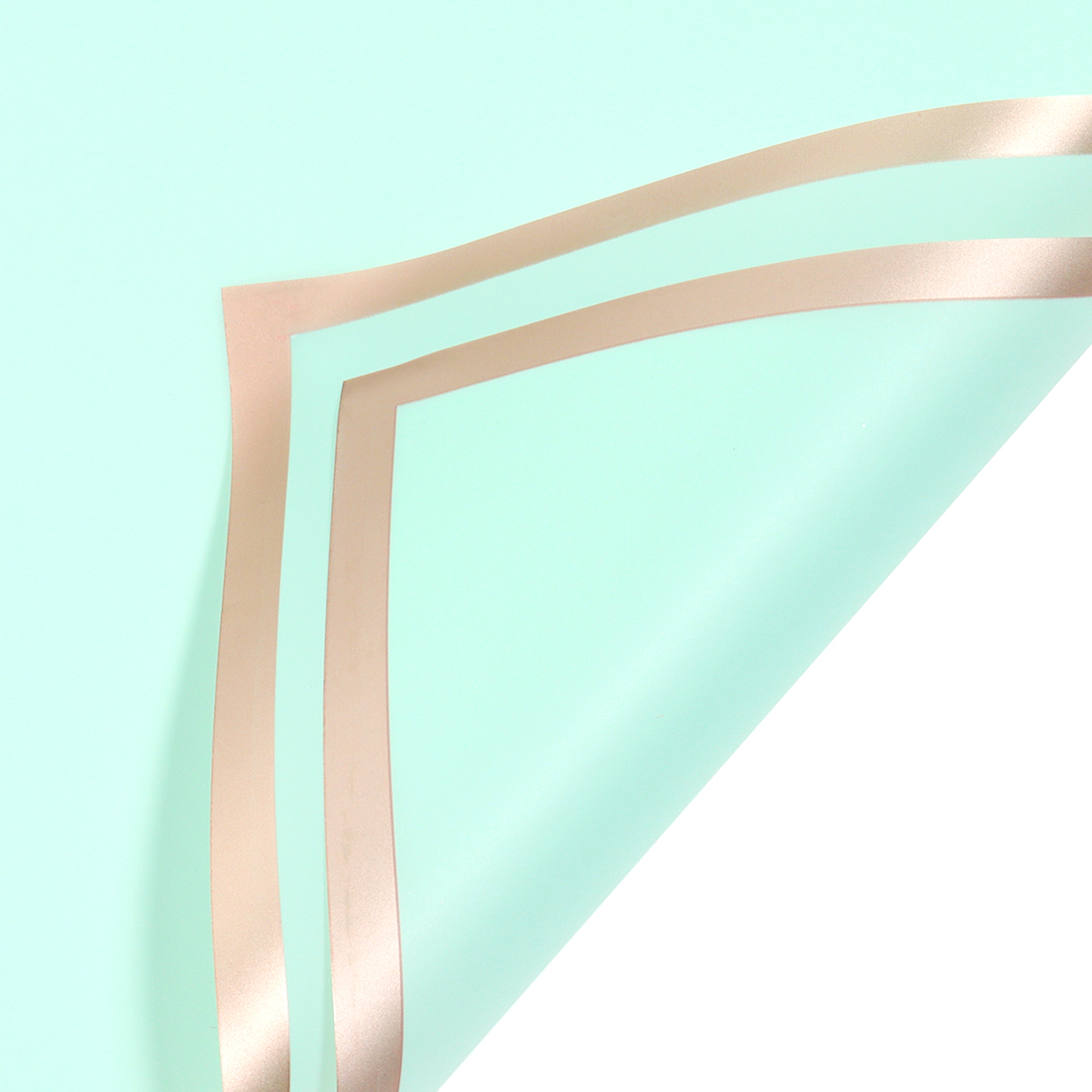 20 Stuks Plastic Boeket Inpakpapier Kleur Waterdicht Gouden Rand Jelly Film voor DIY Bloemen Party Thuis Verpakkingsbenodigdheden: Chocolade