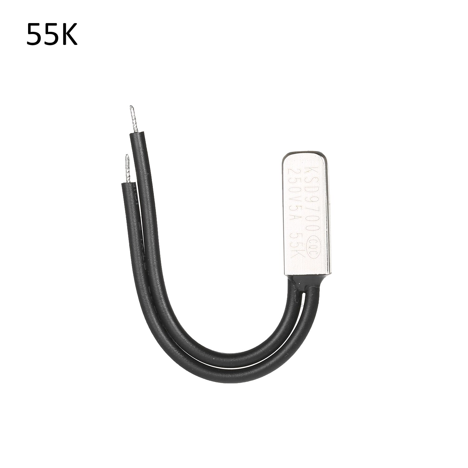 5pcs KSD9700 N.O Temperature Switch Normally Opened Thermal Switch Thermostat Thermal Protector Pack of 5pcs Heat Protector: 55 Celsius