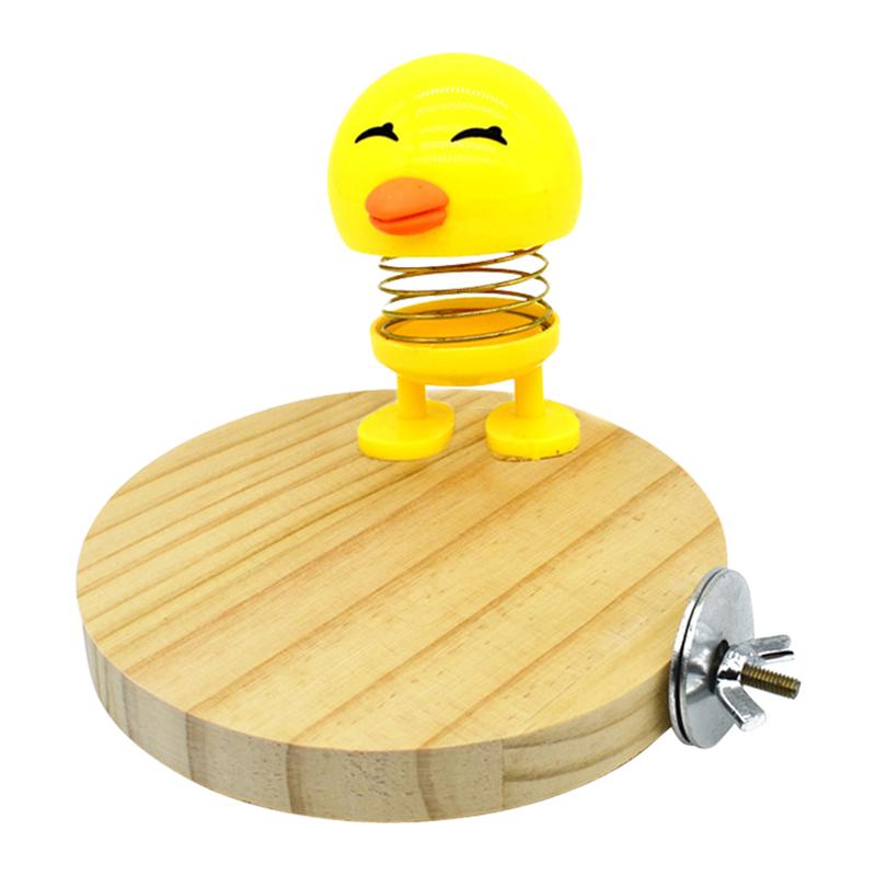 Soporte de madera para pájaros y mascotas, jaula para pájaros, Plataforma para perchas: Default Title