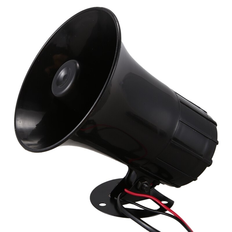 3 Tone Sound Car Recording Emergency Siren Horn Mic Emergency Amplifier Hooter Fire Alarm