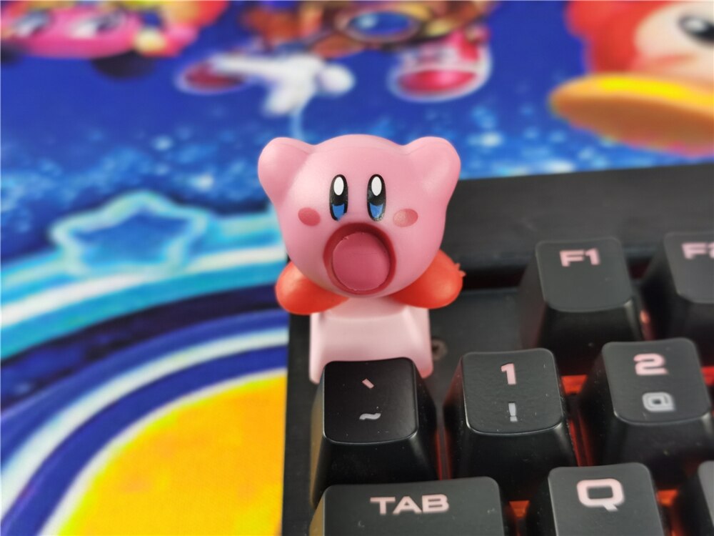 FAI DA TE Keycap 1 pcs Giochi e anime cap chiave PBT tastiera meccanica keycaps per tastiera meccanica R4 altezza Gruppo C: Kirby 10