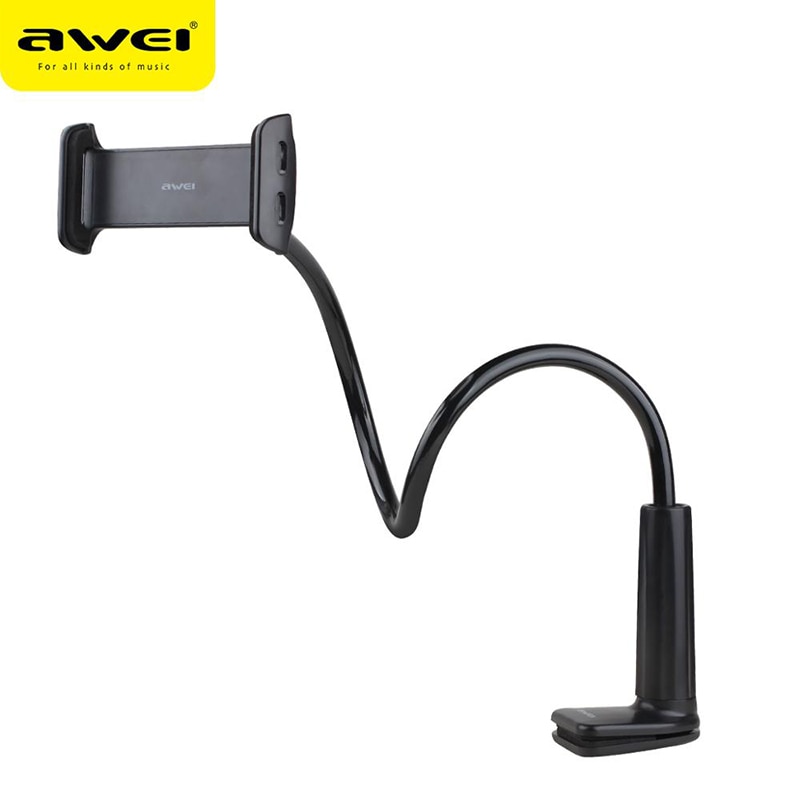 Awei  x3 flexibele lazy pod-standaardbevestiging voor mobiel en tablets