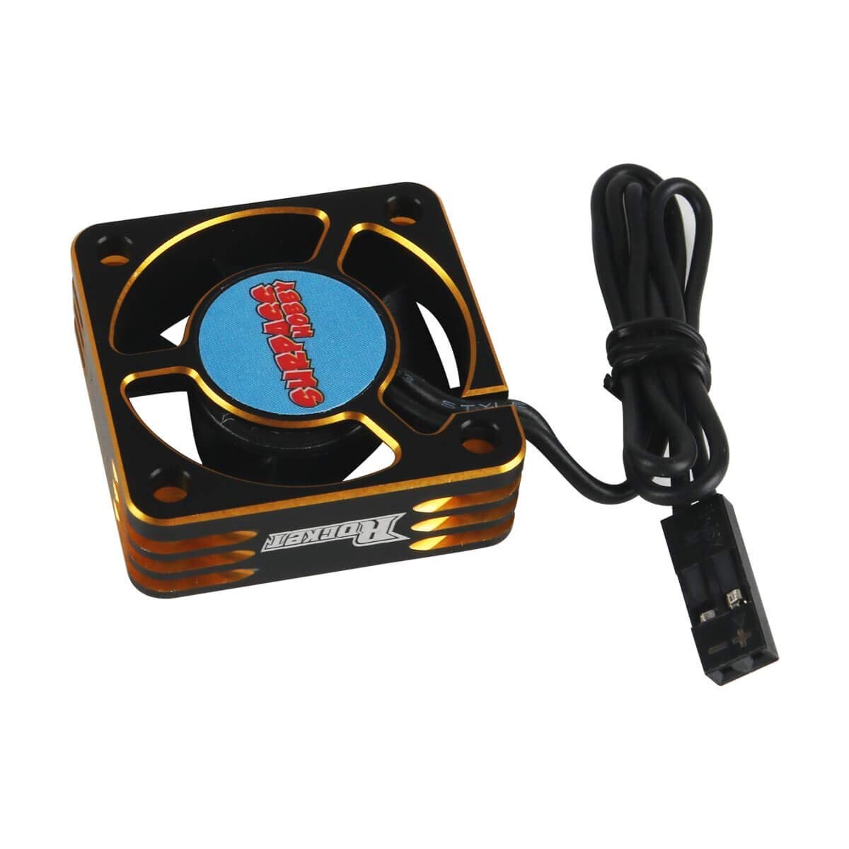 Opq-surpass hobby raket 28000kv 0.65a 7.4v rc motor kylfläkt med 180mm kablar för sensored 540 1/10 rc bil