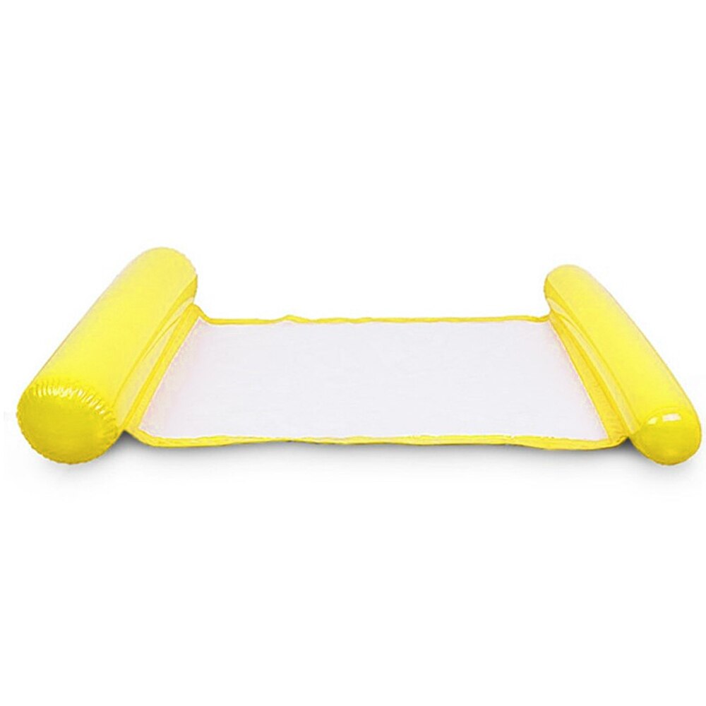Adult inflatable floating pool floating swimming ring lazy water lounge chair floating bed swimming ring: yellow