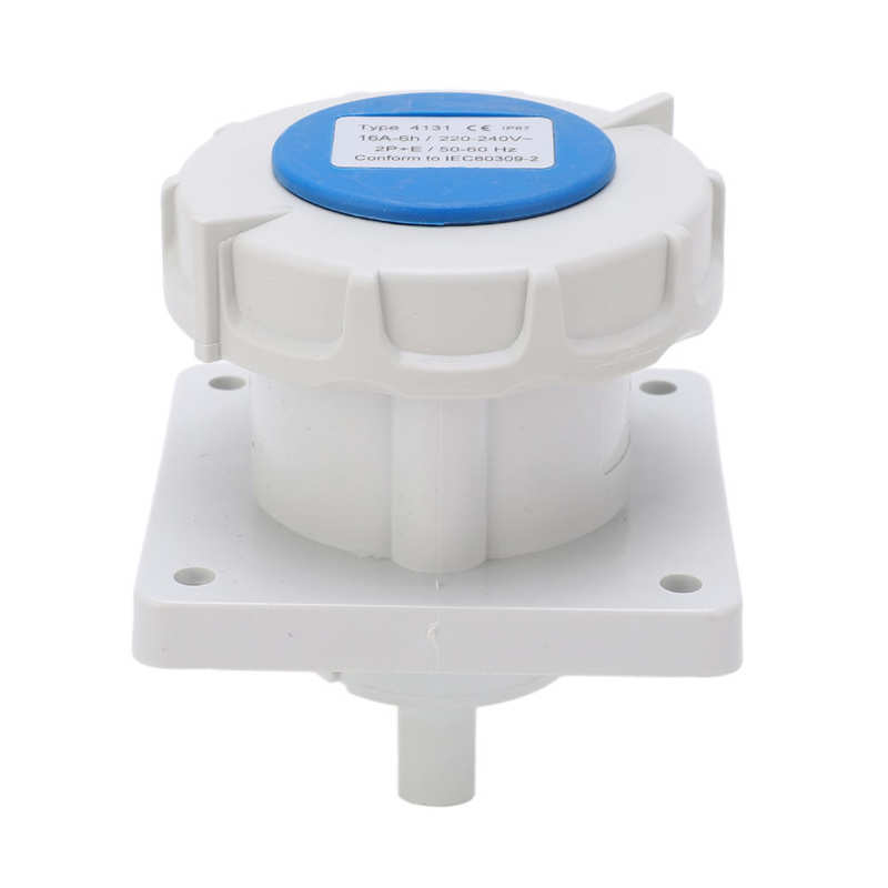 Motorhome Socket 3 Cores 2P+E Industrial Socket for Chemical Industry Agriculture