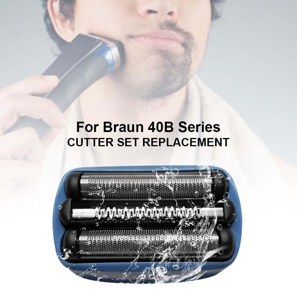 For Braun Shaver Models 40B Series Electric Shaver Head Trimmer Razor Replacement Head Men Rechargeable Razor Foil Screen