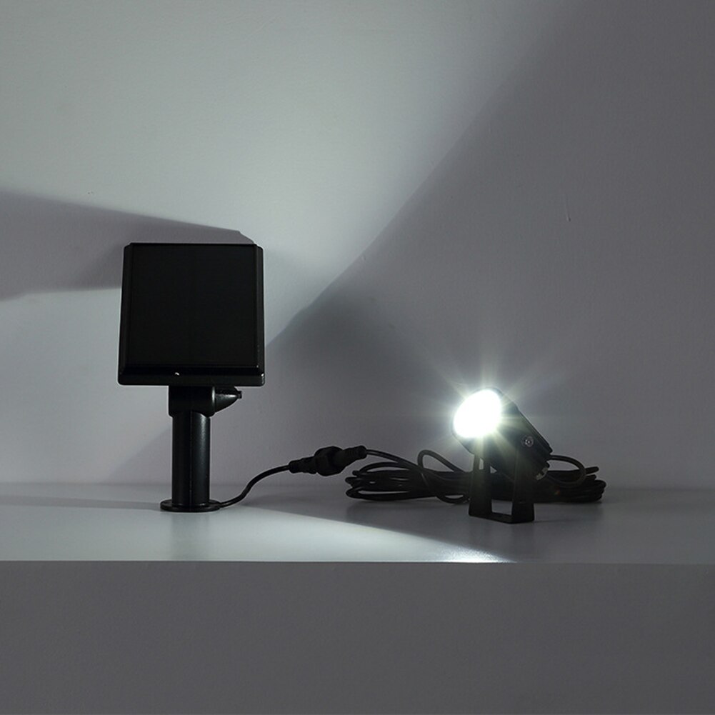 LED Solar Powered Spotlight Warm White Lights Solar Panel Outdoor Lighting Landscape Yard Garden Tree Separate Lamp: White Light