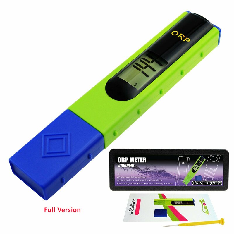 ORP Meter Tester -1999~1999mV 1-point Calibration Oxidation Reduction Potential Water Orp Tester Controller Swimming Pools Redox: Promotional