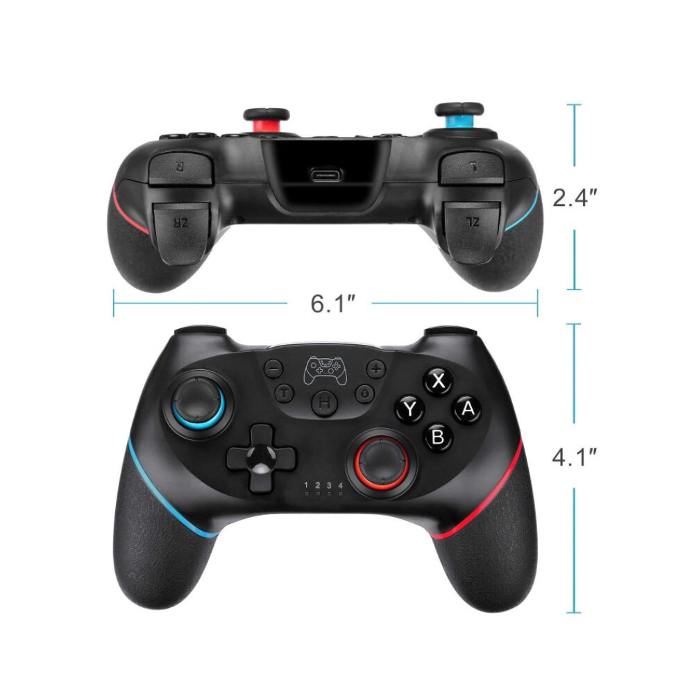 Mando inalámbrico con Bluetooth para Nintendo Switch, mando inalámbrico con 6 ejes para consola NS Switch