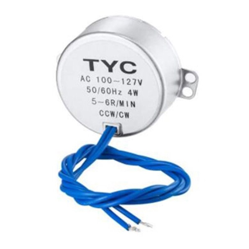 Motore sincrono giradischi motore sincrono 100-127 v ca 50/60Hz 4W minimo CCW/CW, (2.5-3 giri/min, 4 confezioni)