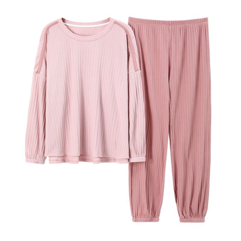 Plus Size XXL Sleepwear Women Cotton Pajamas Long Sleeves Sleepwear Female Autumn Winter Home Wear Nighty Suit Pants Pyjamas