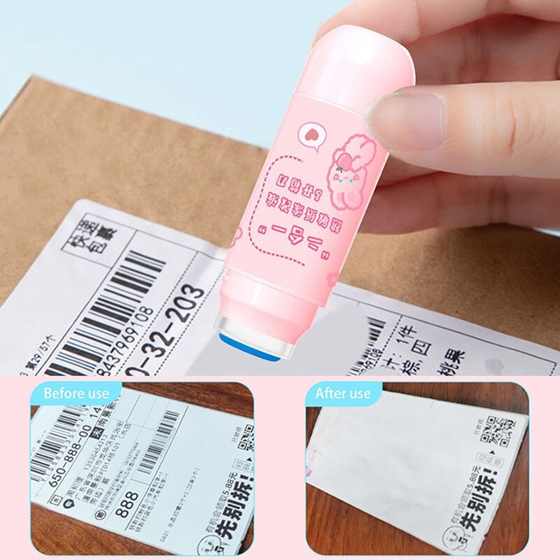 Effaceur de papier thermique avec ouvre-boîte, Protection des données d&#39;identité, sécurité domestique Express, 20ml