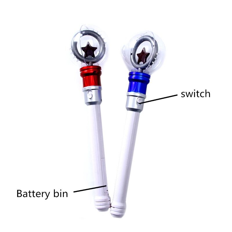 Meteor Storm LED Changing Pattern Spinner Wand