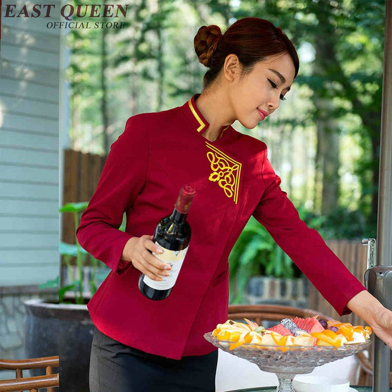 Restaurant waitress uniforms hotel restaurant waitress uniforms waitress uniform uniforms for waiters NN0174 W