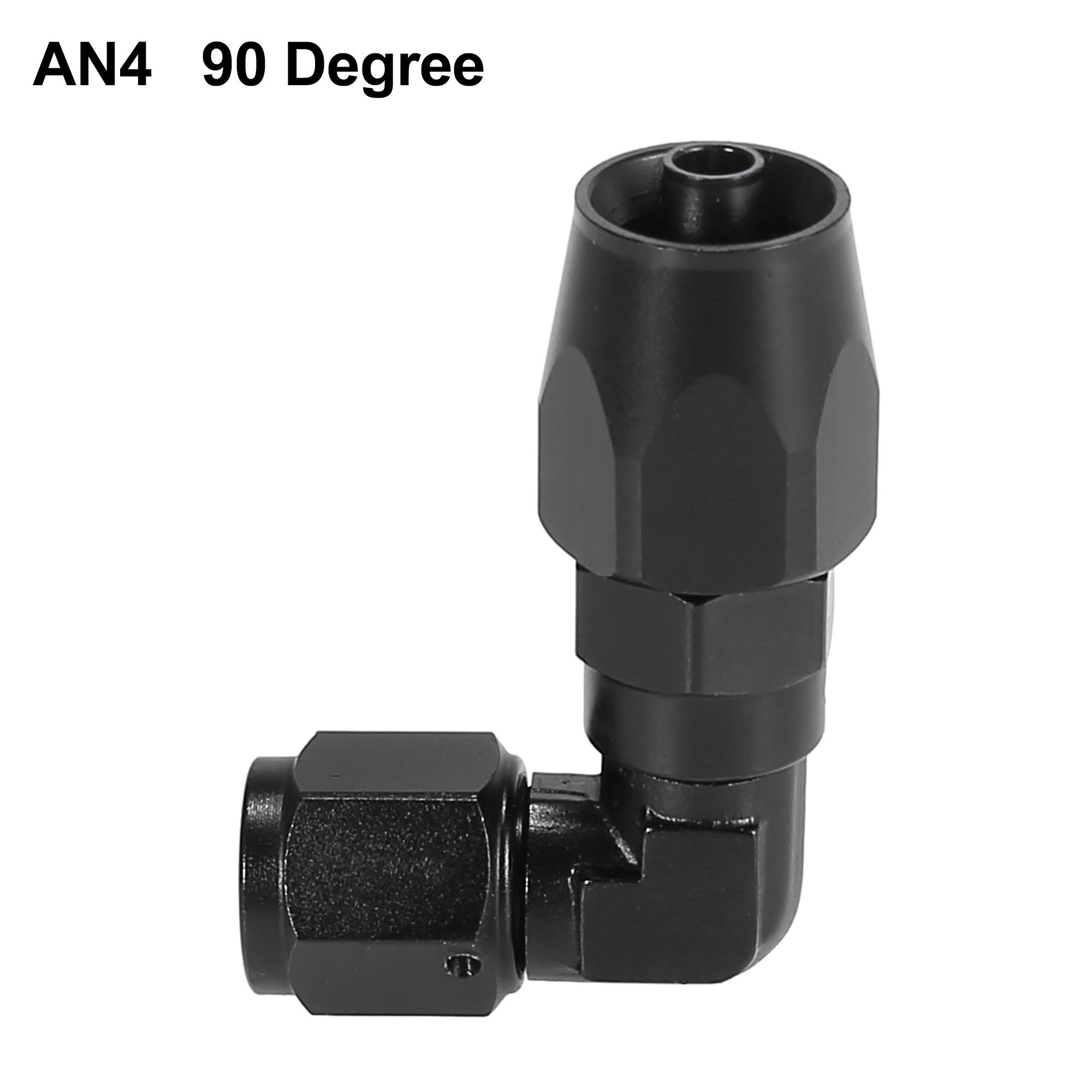 X Autohaux AN4 90 Graden Vrouwelijke Swivel Koppeling 90 Graden Slang Union 6061 Aluminium Brandstof Lijn Auto Stookolie hose End Fitting