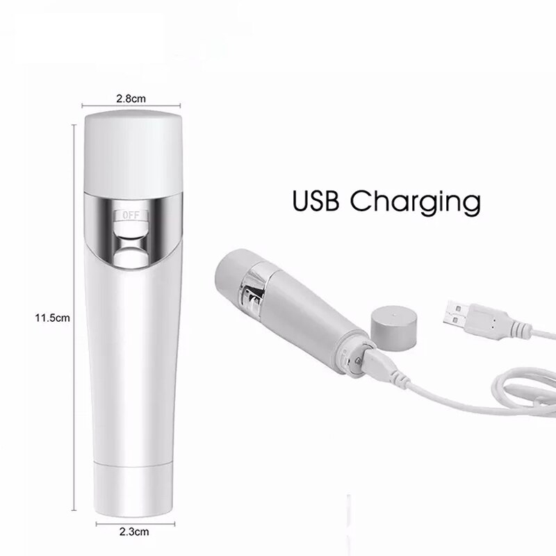 5 in 1 Womens Electric Razor Painless IPX4 Waterproof Bikini Trimmer Facial Brush Nose Trimmer Eyebrow Trimmer Body Shaver