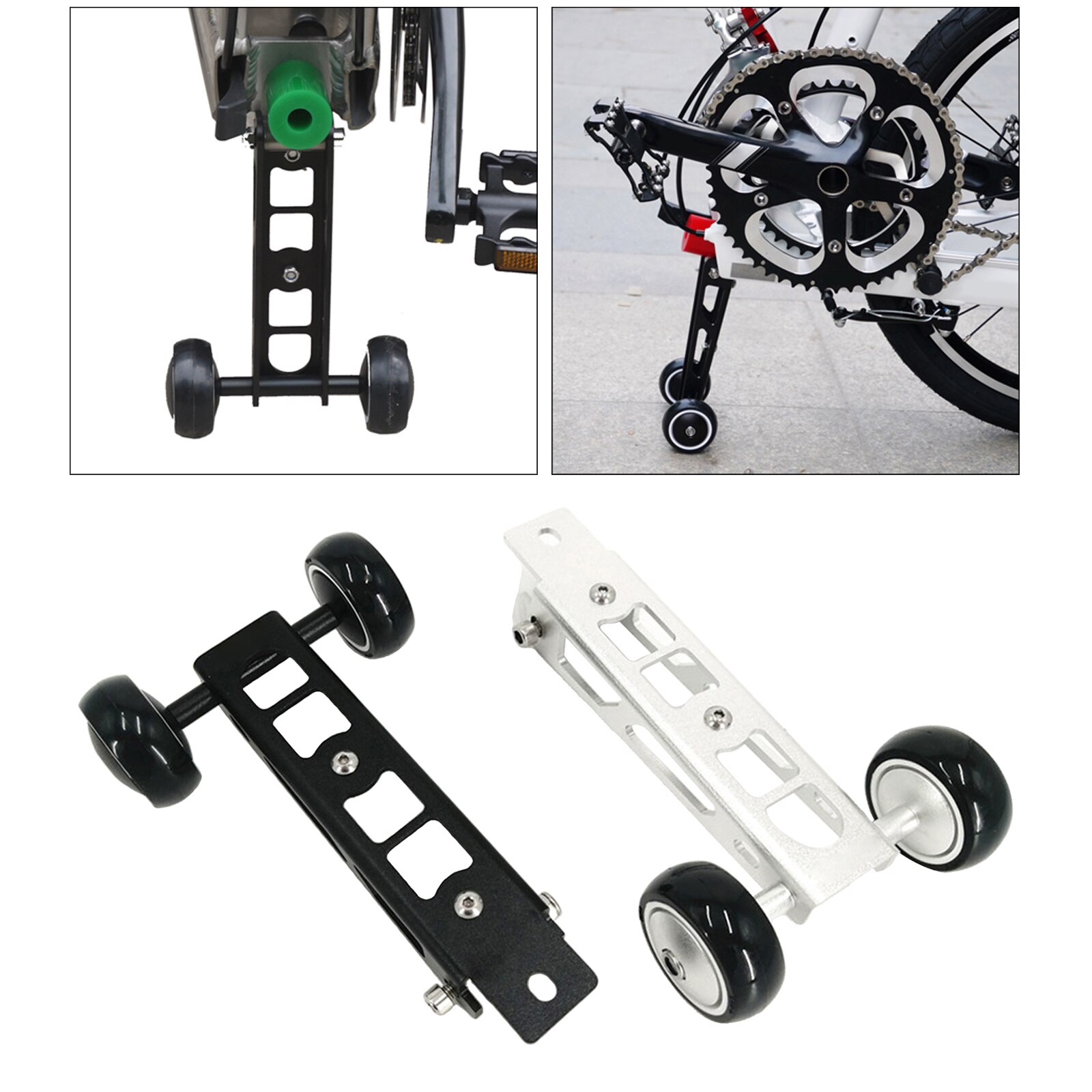 Vouwfiets Easywheel Voor Birdy 2-3 Serie Wiel Aluminium Push Wiel Vouwfiets Achter Wielen bike Stand Onderdelen