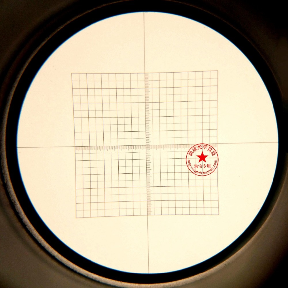 0.5mm 0.05mm Biological Stereo Microscope Eyepiece Lens Stage Scale Glass slide Measuring Micrometer Calibration Ruler 20mm 24mm