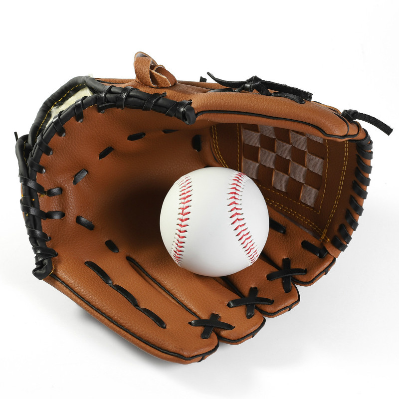 Espesar campo lanzador de béisbol guantes de niños, niñas y adolescentes adultos accesorios de béisbol