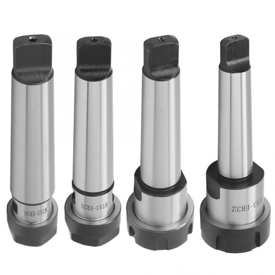 1Pcs MTA3 ER16/ER20/ER25/ER32 Morse Conus Spantang Houder M12 Schacht Carbon Staal Cnc frezen Draaibank Tool Chuck Verlengstuk
