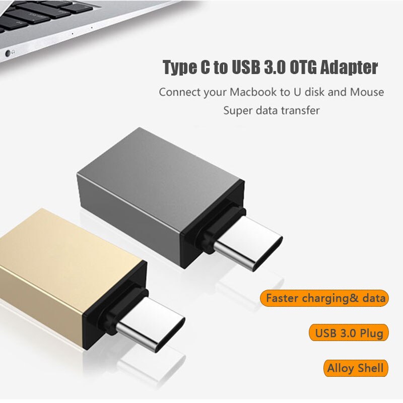 USB OTG タイプ C に USB 3.0 アダプタ OTG 急速充電データタイプ C 携帯電話ケーブル用 macbook サムスン Xiaomi Oneplus