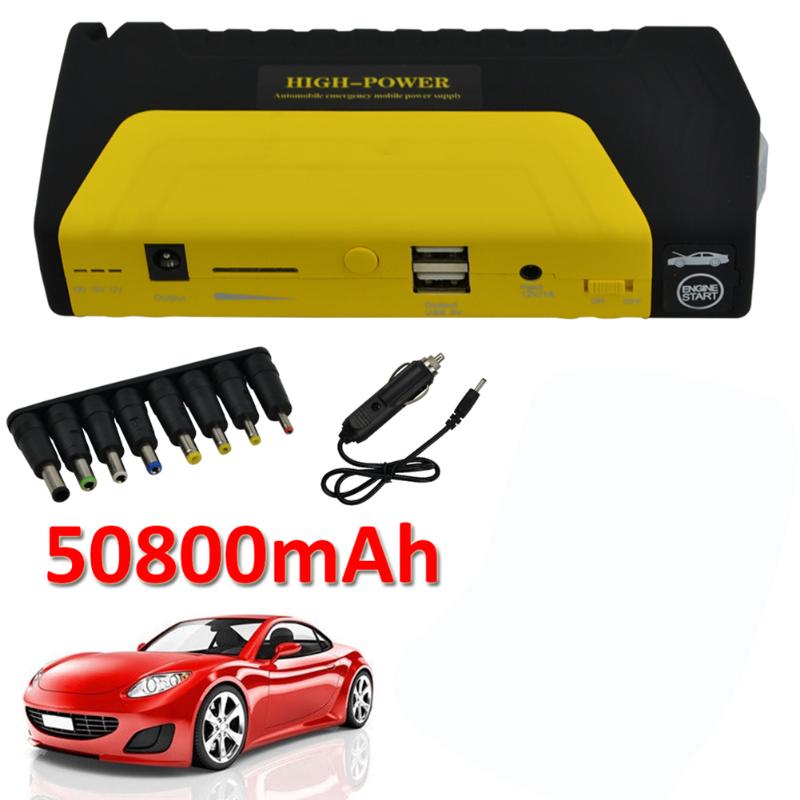 Chargeur de batterie de saut de voiture 12V 50800mAh | Pack de démarreur de voiture, Boster, batterie portable, chargeur de batterie externe de voiture, Booster de batterie, offre spéciale