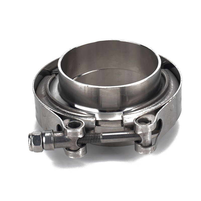 304 Rvs 2.5 "3" V-Band Klem Ijzer Flens Kit Universele Rvs V-Band turbo Uitlaat Klem