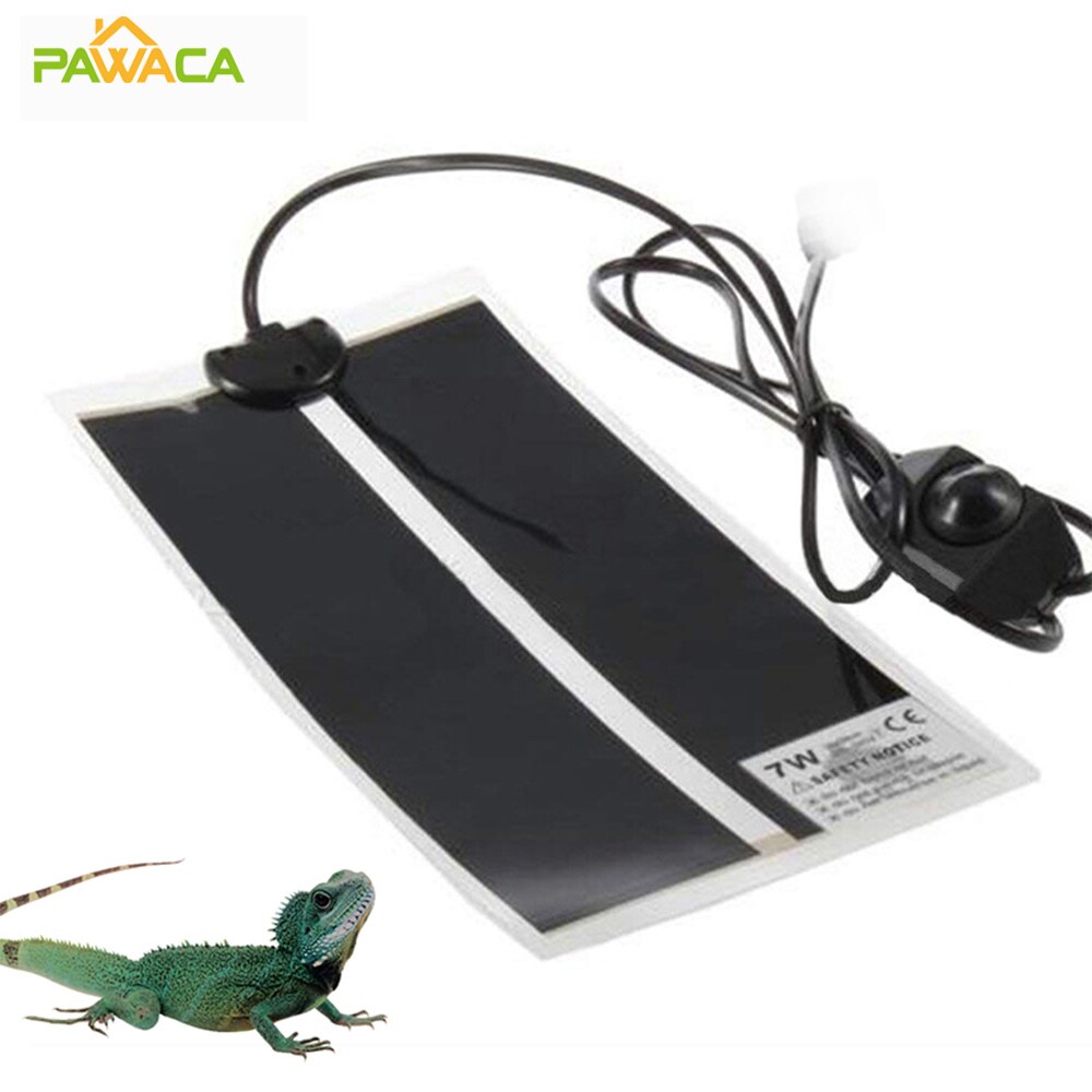 (20W) Portable Reptile Heat Mat with Adjustable Temperature Controller Heating Warmer Pet Bed for Turtle, Snakes, Lizard, Gecko