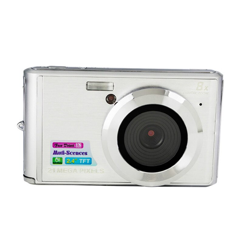 Digitale Camera Thuis Afdrukken 2.4-Inch Tft Hd Scherm 21MP Cmos 5.0MP Anti-Shake Ondersteuning Printer: WHITE