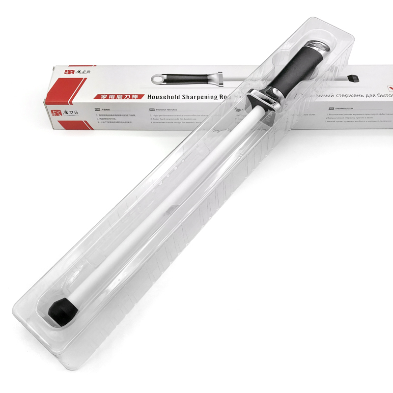 TAIDEA 12inch Knife Carmic Sharpening rod TG2006 Sharpening steel Kitchen sharpening system knife sharpener tool