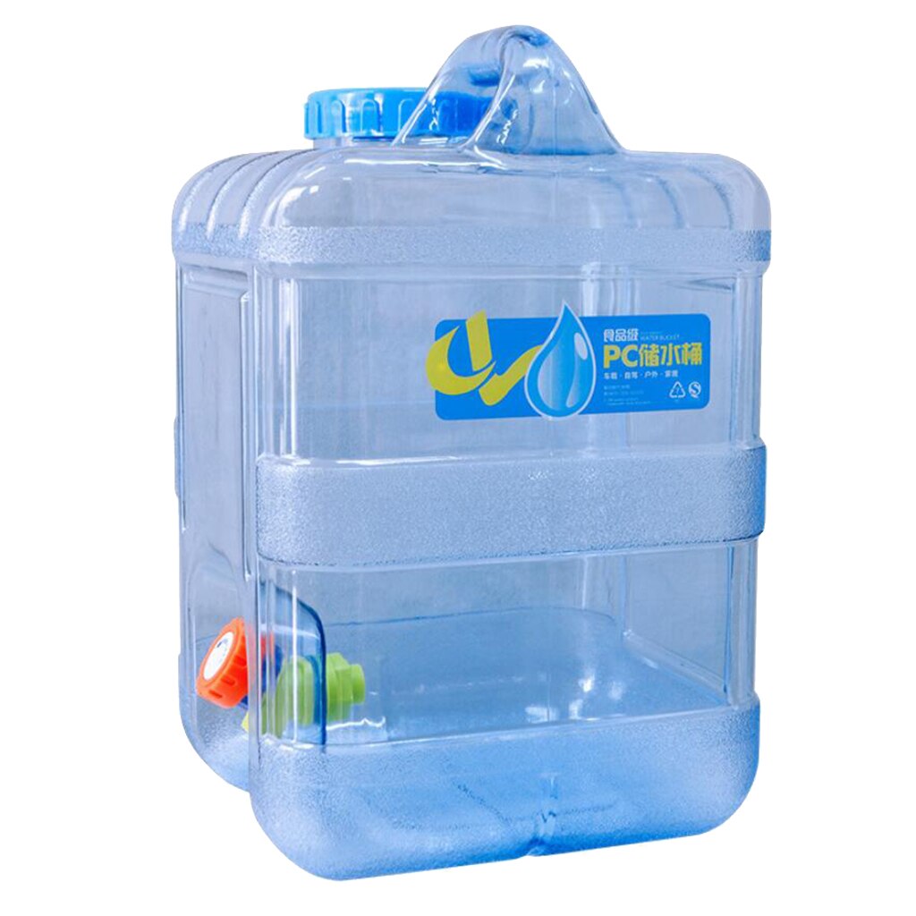 Water Emmer Container Pc Tank Outdoor Camping Accessoires Met Kraan 15L