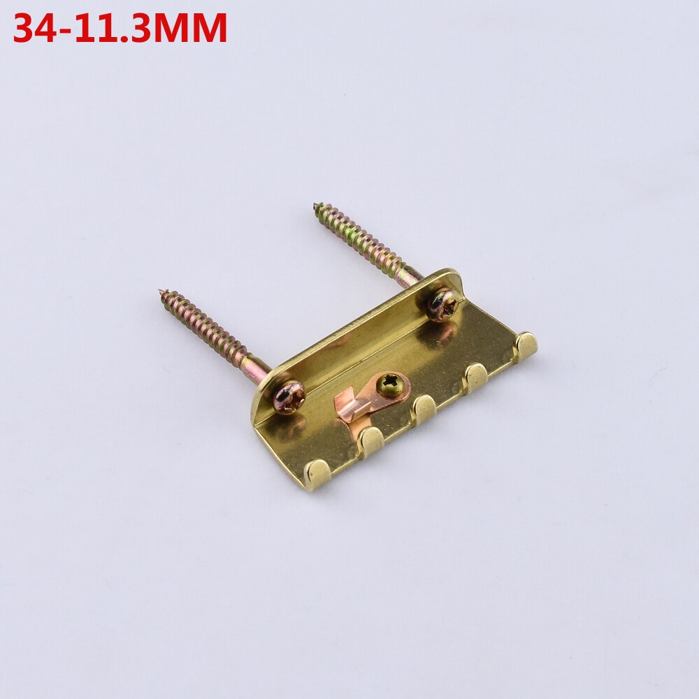 【gemacht in Japan】Messing Tremolo Frühling Klaue Für Elektrische Gitarre Tremolo-System Brücke: 34-11.3MM 1 einstellen